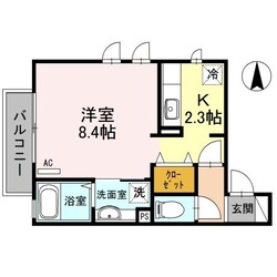 庄内駅 徒歩14分 2階の物件間取画像